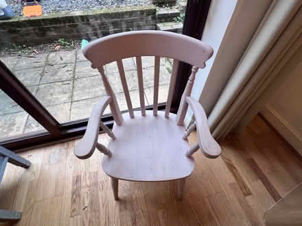 Photo of free Pink wooden chair (St John's TN13) #1