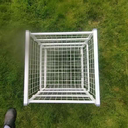 Photo of free White Metal/wire Storage Unit (Norbiton KT3) #3