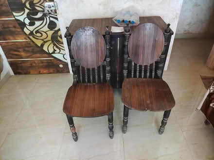 Photo of free Two wooden cupboards and chairs (Mumbai Central) #1