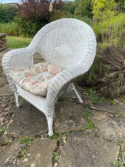 Photo of free Wicker Chair With Cushion (Ferry Landing NE43) #2