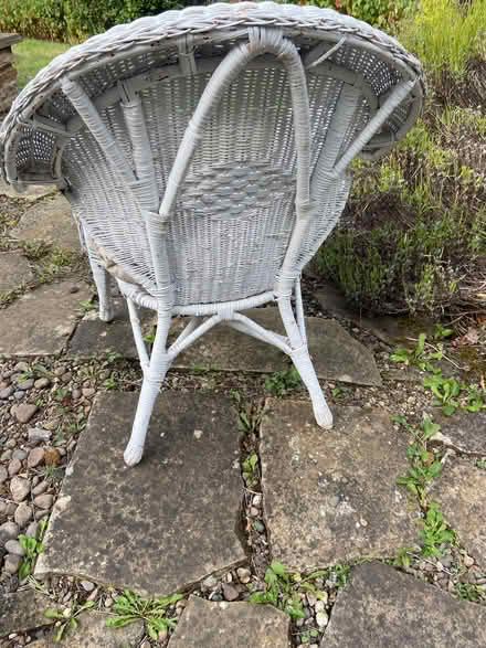 Photo of free Wicker Chair With Cushion (Ferry Landing NE43) #3