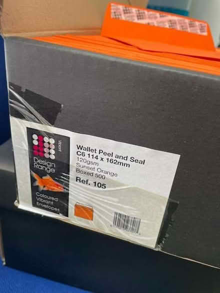 Photo of free Envelopes, orange x 500 (Petersfield GU32) #2