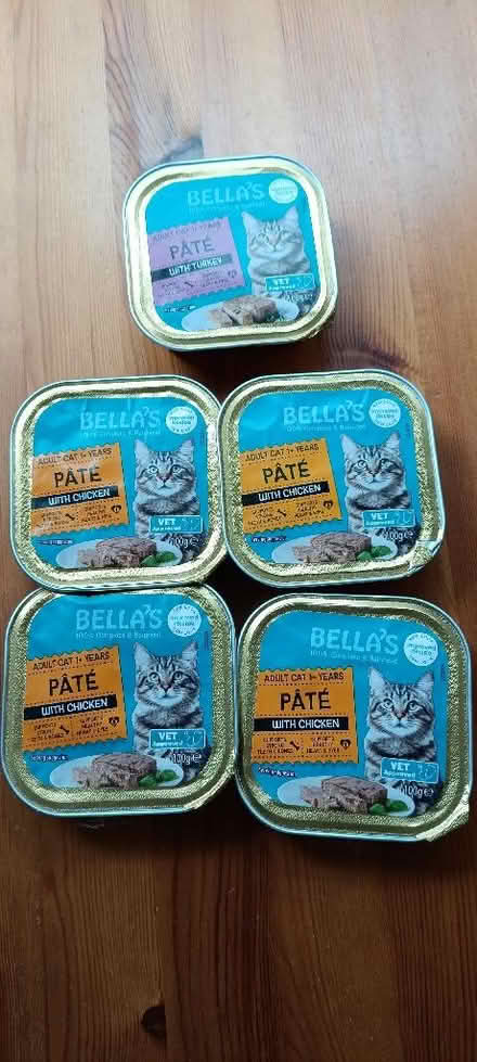 Photo of free Five Bella Cat Pates (Stoke PL2) #1