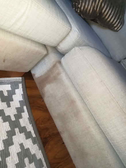 Photo of free Capsule collection duck egg blue corner sofa (Treuddyn CH7) #3