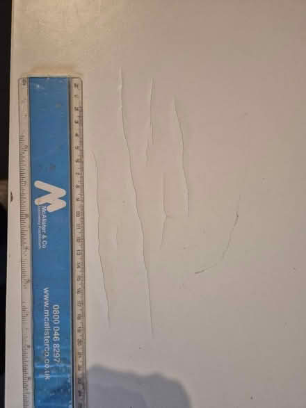 Photo of free Large white desk (Hanworth Road, TW12) #2