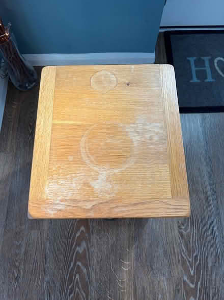 Photo of free Small oak bedside table (Marsworth HP23) #1