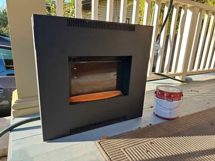 Photo of free Electric heater - black metal (NE Portland) #1