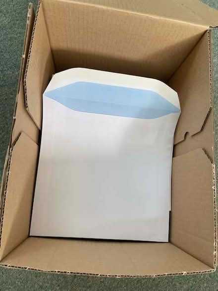 Photo of free White square envelopes, approx. 200. (Petersfield GU32) #1