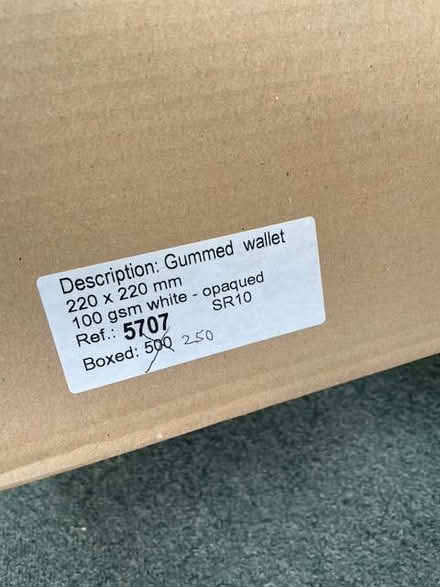 Photo of free White square envelopes, approx. 200. (Petersfield GU32) #2