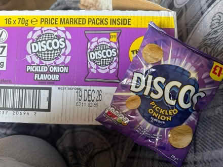 Photo of free Discos Pickled Onion Flavour (Hecky WF16) #1