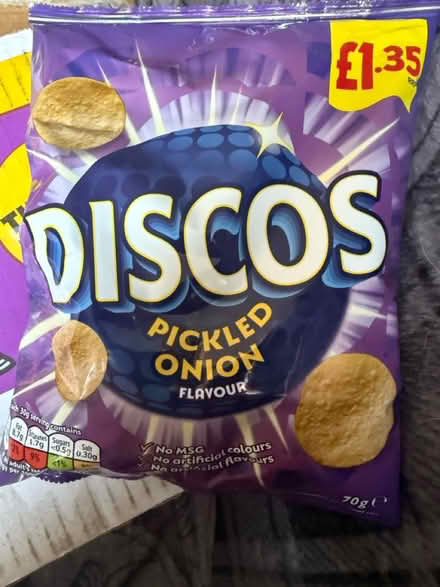 Photo of free Discos Pickled Onion Flavour (Hecky WF16) #2