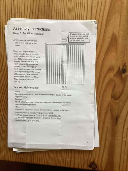 Photo of free Folding (concertina) doors Pair (Oswestry SY11) #3