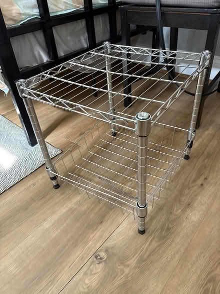 Photo of free Small metal shelf (Queens Chapel NE DC) #1