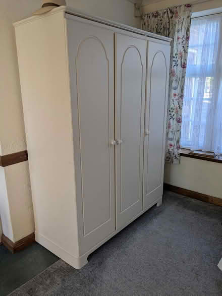 Photo of free Large white wardrobe (Guildford GU2) #1