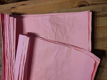 Photo of free A3 pink paper x 19 sheets, crumpled! (Henleaze Ward BS9) #1