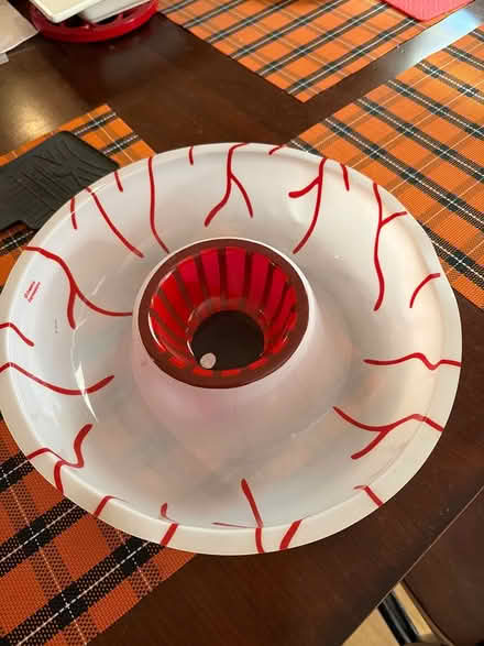 Photo of free Plastic eyeball chip and dip bowl (Downers Grove) #1