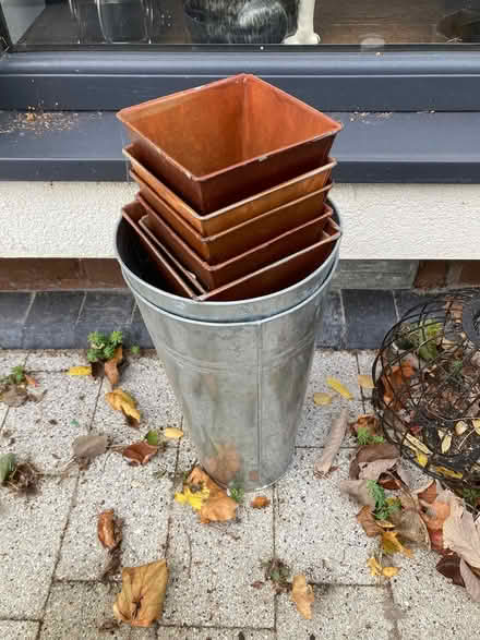Photo of free Tall vases, metal (Dunfermline KY11) #1