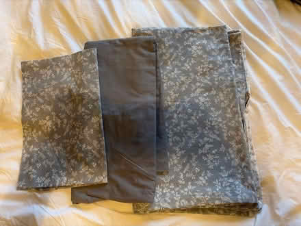 Photo of free Single grey/white bedding set (Papcastle CA13) #1