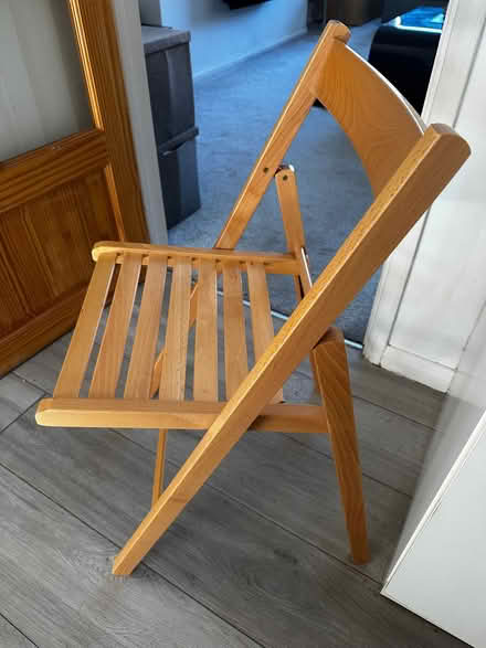 Photo of free wooden foldable chairs (Hoddesdon EN11) #2