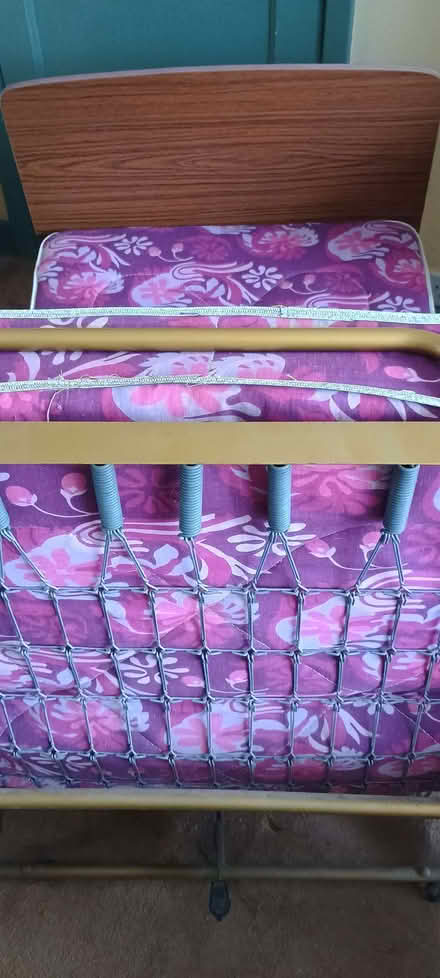 Photo of free Folding single bed with mattress on wheels (Belmont HA7) #2
