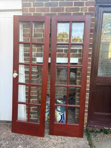 Photo of free Mahogany doors (Southgate RH11) #1