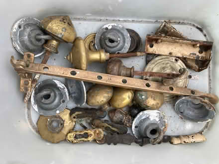 Photo of free Various brass doorknobs hooks (Dunfermline KY11) #2