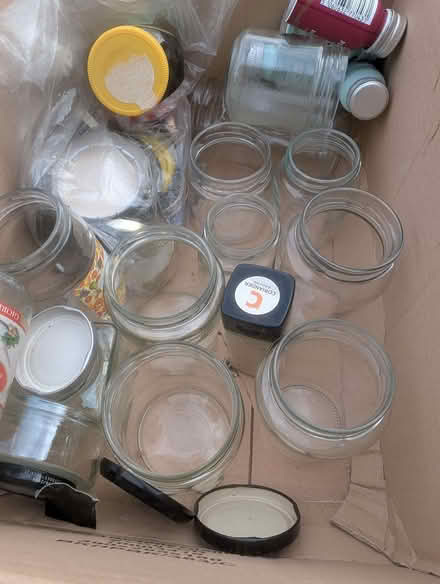 Photo of free Jam jars with selection of lids (Leominster HR6) #1