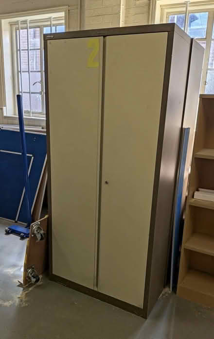 Photo of free 2 x metal cabinets. Great condition (Basingstoke RG22) #1