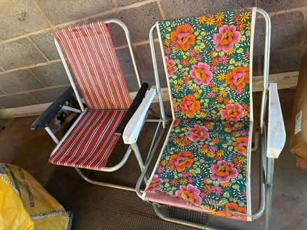 Photo of free Folding garden chairs (Woodhouse LE12) #1