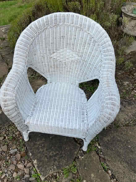 Photo of free Wicker Chair With Cushion (Ferry Landing NE43) #4