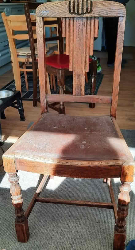 Photo of free 3 x dining chairs for upcycling (Woodley RG6) #3
