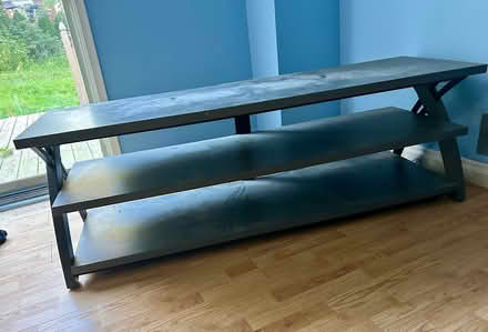 Photo of free TV Table Entertainment Unit (Davis Drive and Leslie.) #2