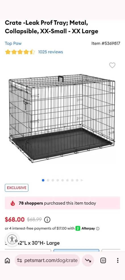 Photo of free Large Kennel - 42 x 30 (North Plainfield) #1