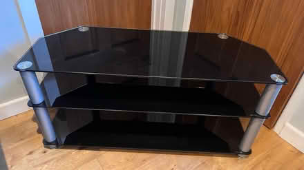 Photo of free Glass TV Stand (Rayleigh SS6) #1