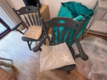 Photo of free Grey wooden chaors (St John's TN13) #1