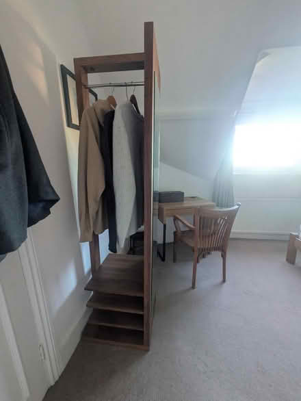 Photo of free Brown wooden coat and shoe rack (Willesden green, NW2 4QN) #4