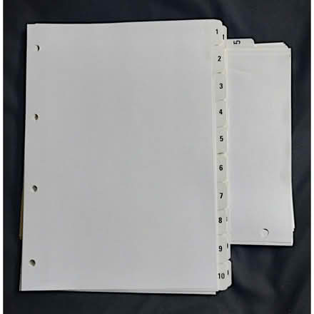 Photo of free Dividers for 4 ring binder (West Bletchley MK3) #1