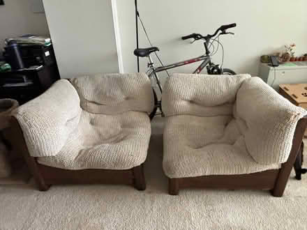 Photo of free 2x Used Love Seats (Landover St.) #1