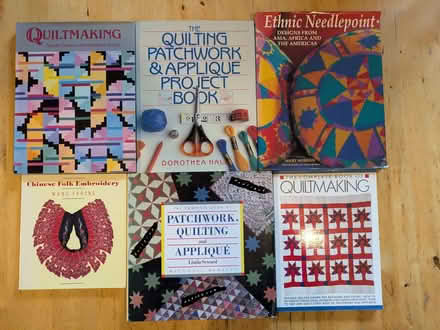 Photo of free Quilting, Embroidery and Needlepoint books (Treuddyn CH7) #1