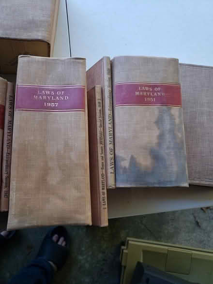 Photo of free 1900's MD Law Books (Middletown) #4
