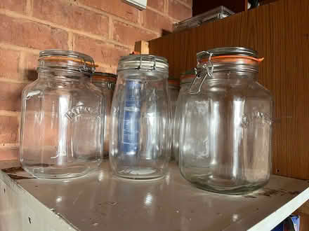 Photo of free 6 preserving jars (Teignmouth TQ14) #1