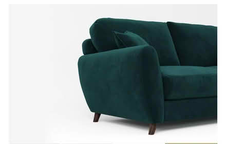 Photo of free Bottle Green Velvet 3-Seater Sofa (Hove BN3) #3