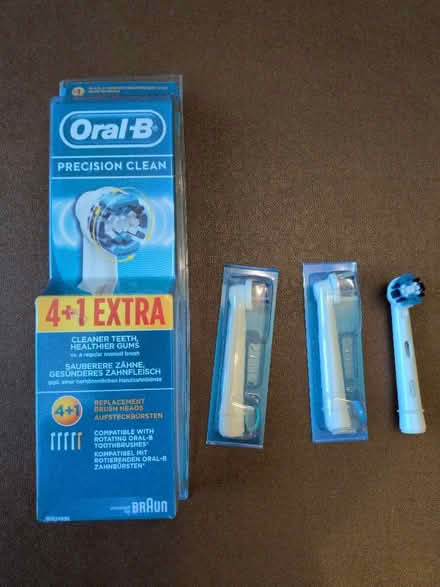 Photo of free 3 x Oral B precision clean replacement brush heads (Wheathampstead AL4) #1