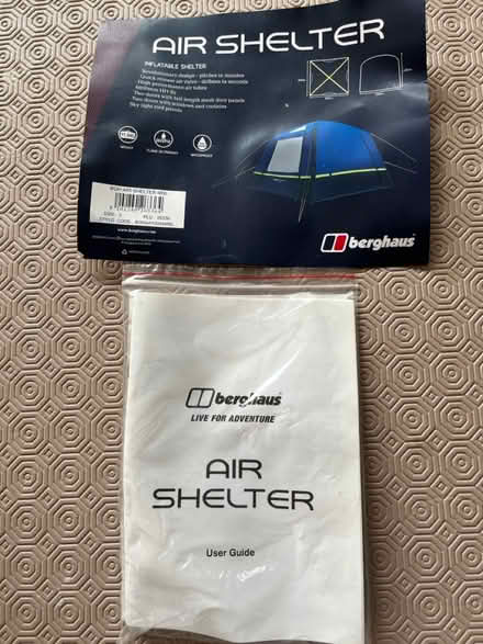 Photo of free Berghaus inflatable air shelter (RH12) #1