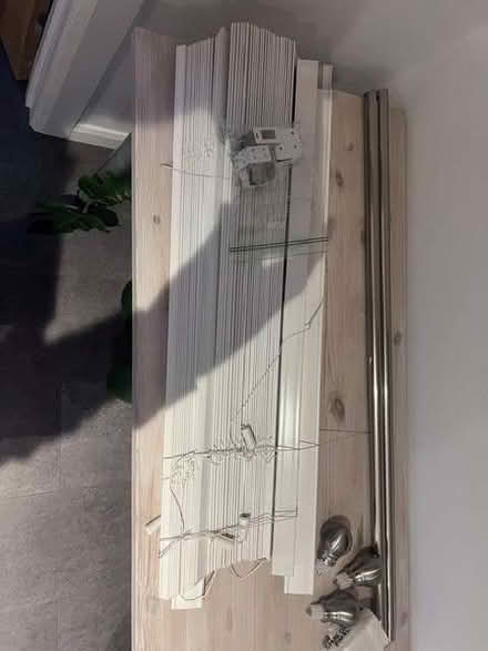 Photo of free Dark grey Dimout curtains (2x 145 x 250) + rails/brackets (Lower Weston BA1) #3