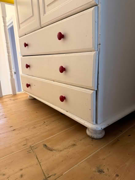 Photo of free Antique painted pine cupboard (Highbury N7) #4
