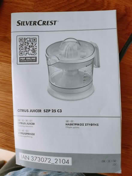 Photo of free Citrus juicer (IG10 Loughton) #2