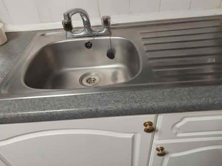 Photo of free Steel sink left hand drainer 37"by19" (Whoberley CV5) #1
