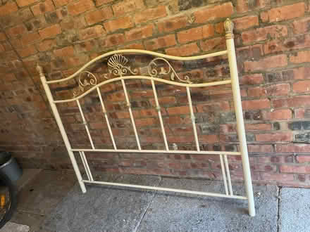 Photo of free King size metal headboard (Sunderland SR3) #1