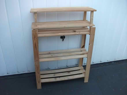 Photo of free Pine Slatted Shelves –two sections (ME16 - Allington) #1